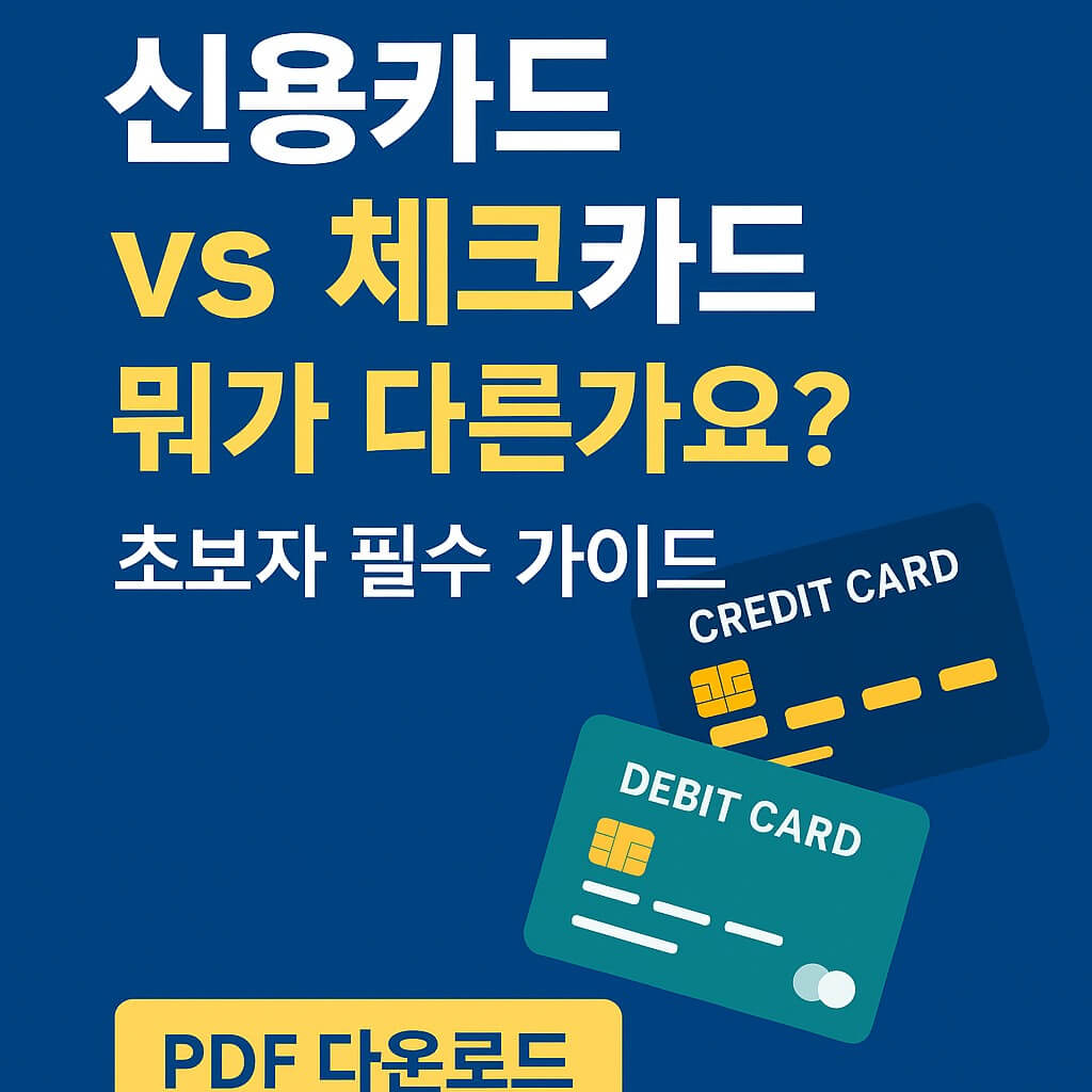 신용 점수 100점 올리는 실전 팁 7가지 (Credit Card vs Debit Card Difference)